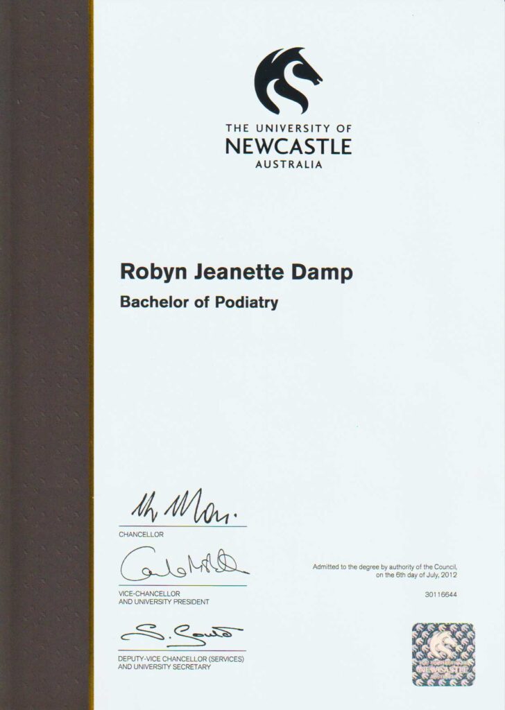 Bachelor of Podiatry